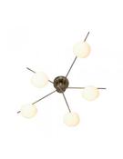 Oaks Ruse 5 Light | Antique Brass or Antique Chrome image