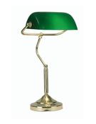 Oaks Bankers Lamp Brass | Antique or Polished Brass image