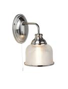 Searchlight Bistro II Wall Light Satin Silver image