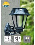 Fumagalli Rosetta Solar IP55 LED Lantern with Bisso Bracket Black image