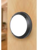 Fumagalli Gelmi Round LED IP66 Bulkhead Lamp | Black, Grey or White | Ring, Eyelid or Grid