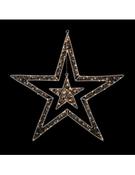 Premier Festive 80cm Multi-Action Double Star with Timer Warm White image