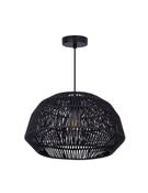 Harvest Braided Paper Pendant | Black or Natural