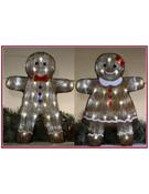 Noma Festive Acrylic Mr or Mrs Gingerbread with Timer