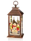 Premier Festive Battery Operated 35cm Snowman Lantern