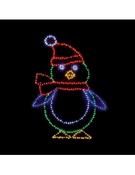 Premier Festive LED 1.18M x 85cm Twinkling Flexibright Penguin image