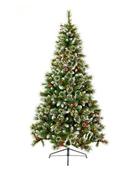 Premier Festive 1.8m Prelit Sugar Pine Tree with Iced Tips &amp; Berries
