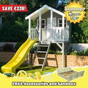 Toby Kids Playhouse with Slide 2.1m² image