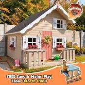 Tom Kids Wooden Playhouse 3.8m² image
