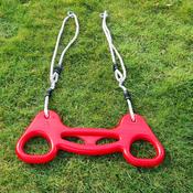 Trapeze Bar Pull Up Gym Rings - Red