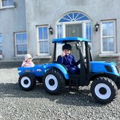 Kids Ride On Licenced New Holland T7 24V Tractor image