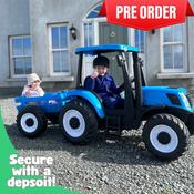 Kids Ride On Licenced New Holland T7 24V Tractor