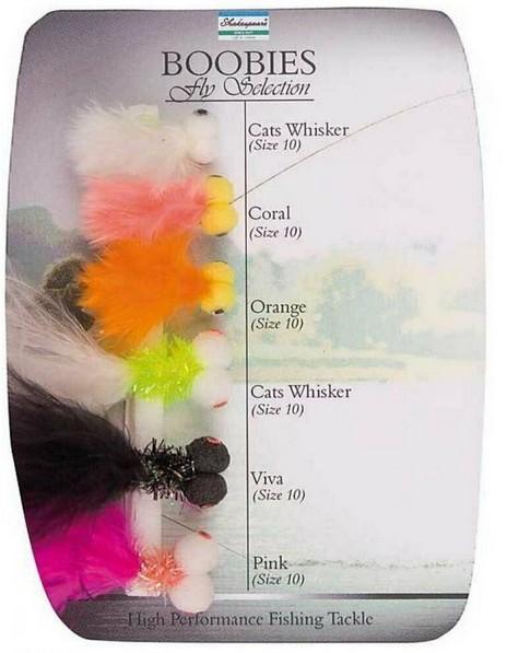 Shakespeare Sigma Allround Stillwater Fly Selections - Diawl Bach, Black Buzzer, App's Bloodworm, Goldhead Vibrator Daddy, Goldhead Damsel Nymph, Cats Whisker