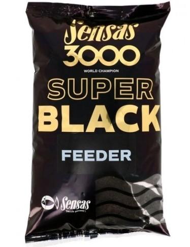 Sensas Super Black Feeder 1kg Fishing Bait