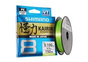 Shimano Kairiki 8 Strand PE Braided Line 150m Mantis Green image