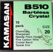 Kamasan B510 Barbless Crystal Spade Hook Trade Pack (10 Packets) image