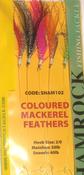 Shamrock Coloured Mackerel Feather