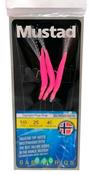Mustad Daylight Fluo Pink Feather Rig 3/0