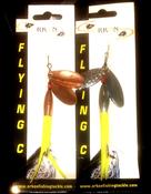 Orkon Twin Willow Blade Flying C Yellow Body - 32g, copper, silver image