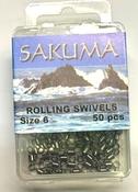 Sakuma Rolling Swivels Round Eye Box 50 - 7 image