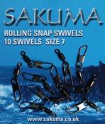 Sakuma American Snap Rolling Swivel - 4 image