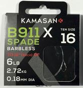 Kamasan B911X Hooks To Nylon BARBLESS - 16 image