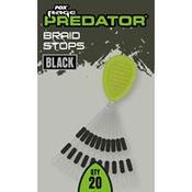 Fox Rage Predator Braid Stops - Black image