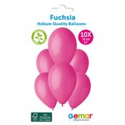13'' LATEX FUSHCIA PINK BALLOONS (10 Pack) image