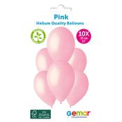 13" Latex Pink Balloons (10pk) image