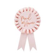 Badge - Maid of Honour Rose Gold