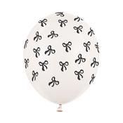 Black Bow Balloons 30cm - 6 pack