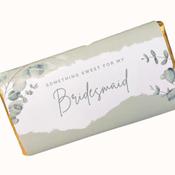 Bridal Party Galaxy Chocolate Bar - Sage - Maid of Honour