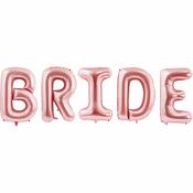 Rosegold Bride Balloon Set - 34inch image