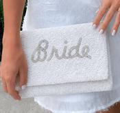 Bride Beaded Clutch Bag