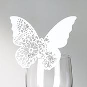 Butterfly Placecards - White (10 Pack) image