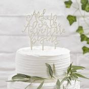 Cake Topper, And so the Adventure Begins