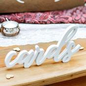 Cards Wooden Sign