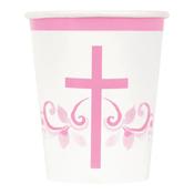 Communion Pink Cups (8 per pack)