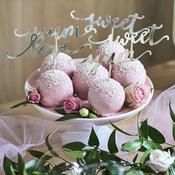 Cupcake Toppers Love, Silver