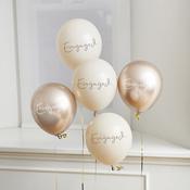 Engaged 12" Latex Balloons - Pack of 5 image
