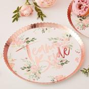 Floral Hen Party -Plate