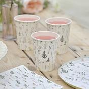 Floral Paper Cups