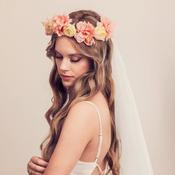 Flower Crown with Veil image