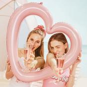 Light Heart Foil balloon Heart frame - 86x83.5 cm image
