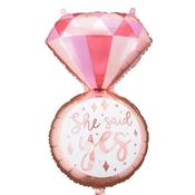 Foil balloon Ring, 41x72 cm, mix image