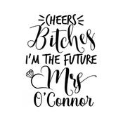 Future Mrs Personalised Sticker