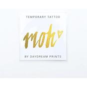 Gold Temporary Tattoo, MOH (1)