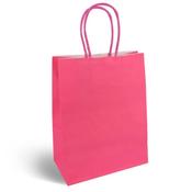 Hot Pink Paper Party Bag