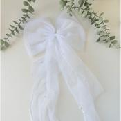 Luxury Hen Party Hair Bow with Pearl Detail image