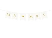 Mr &amp; Mrs Ivory &amp; Gold Bunting
